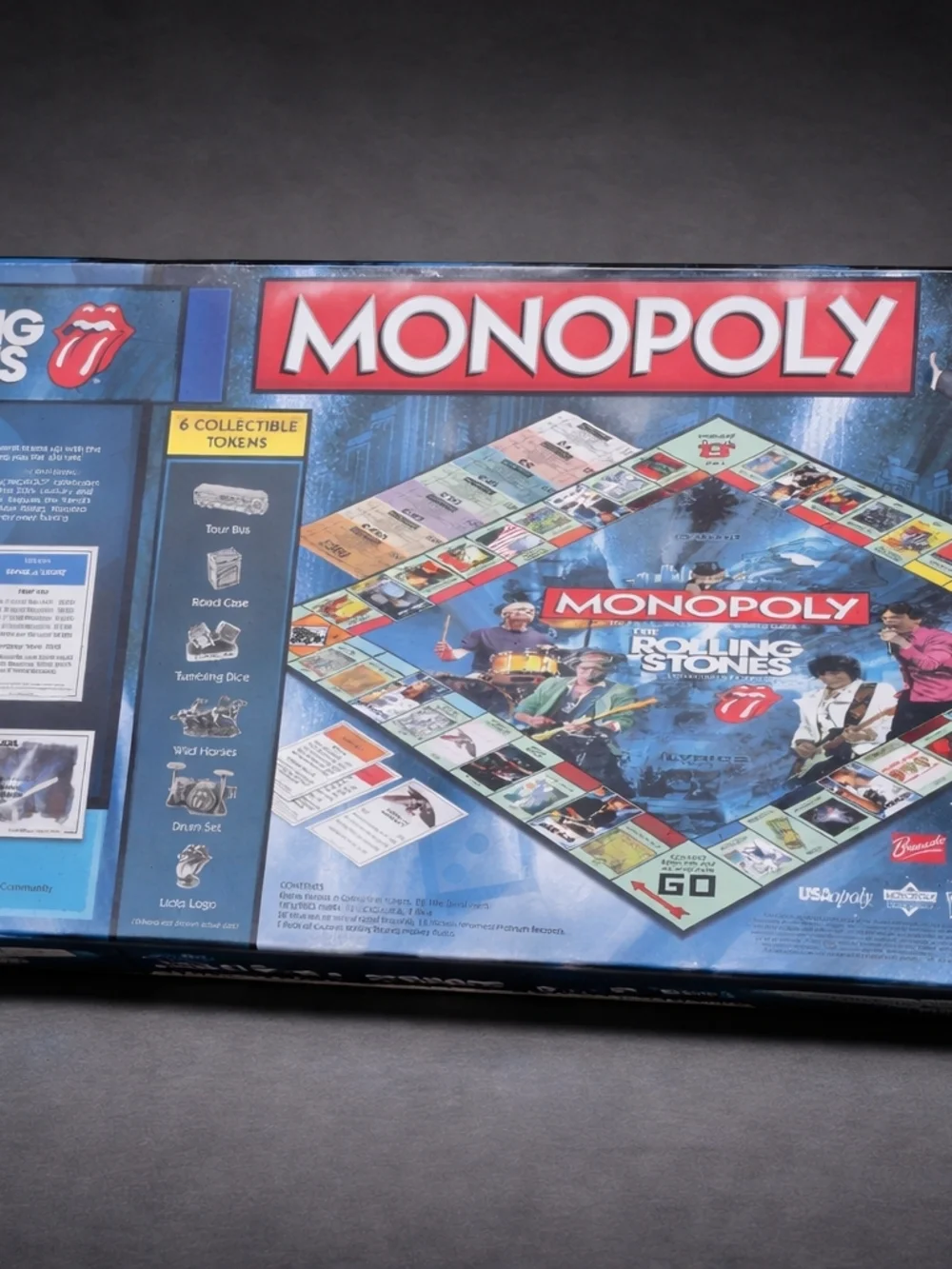 Hasbro Monopoly The Rolling Stones Board Game - New Sealed - Picture 2 of 5